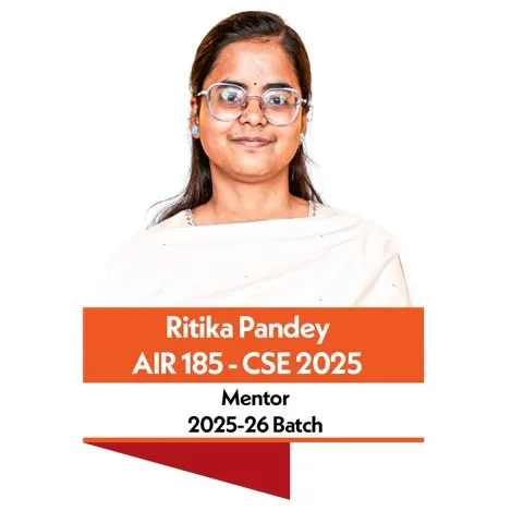 Ritika Pandey, AIR 185 UPSC CSE 2025 — StepUp Mentor, 2025-26 Batch